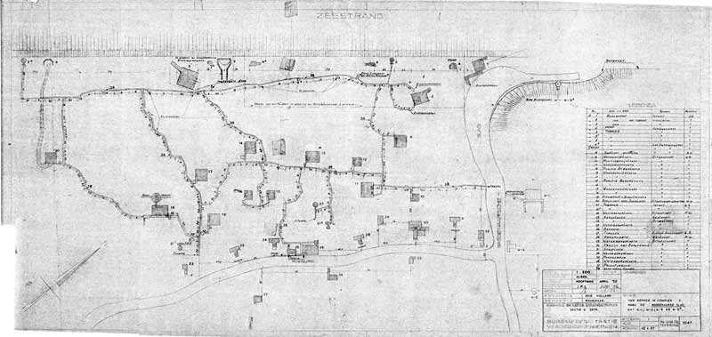 Atlantikwall Bunkers Wassenaarse Slag inventarisatie 1952