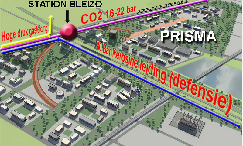 Station Bleizo en bedrijventerrein Prisma